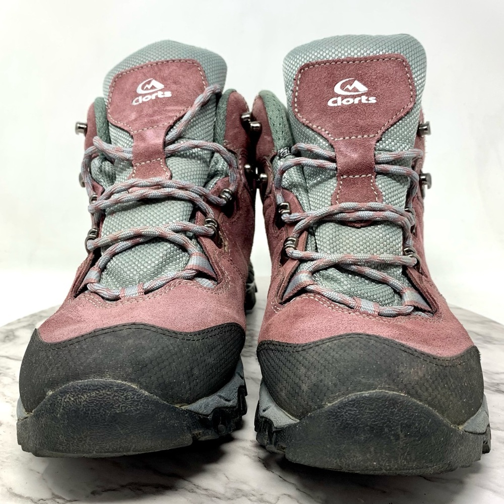 Clorts HKM-822E Suede Trail Hiking Boots 9.5/41 Waterproof Membrane Activewear - Picture 4 of 16